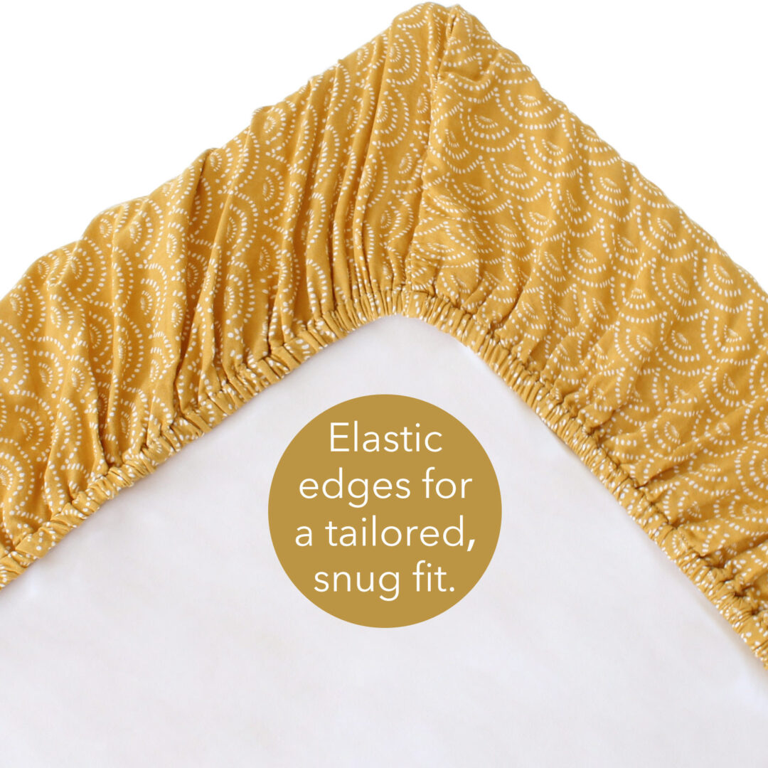 Cute All Over Print Baby Crib Fitted Sheet Set - Image 4