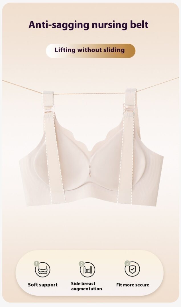 Big Cup Pregnant Woman Breastfeeding Nursing Underwear - Image 6