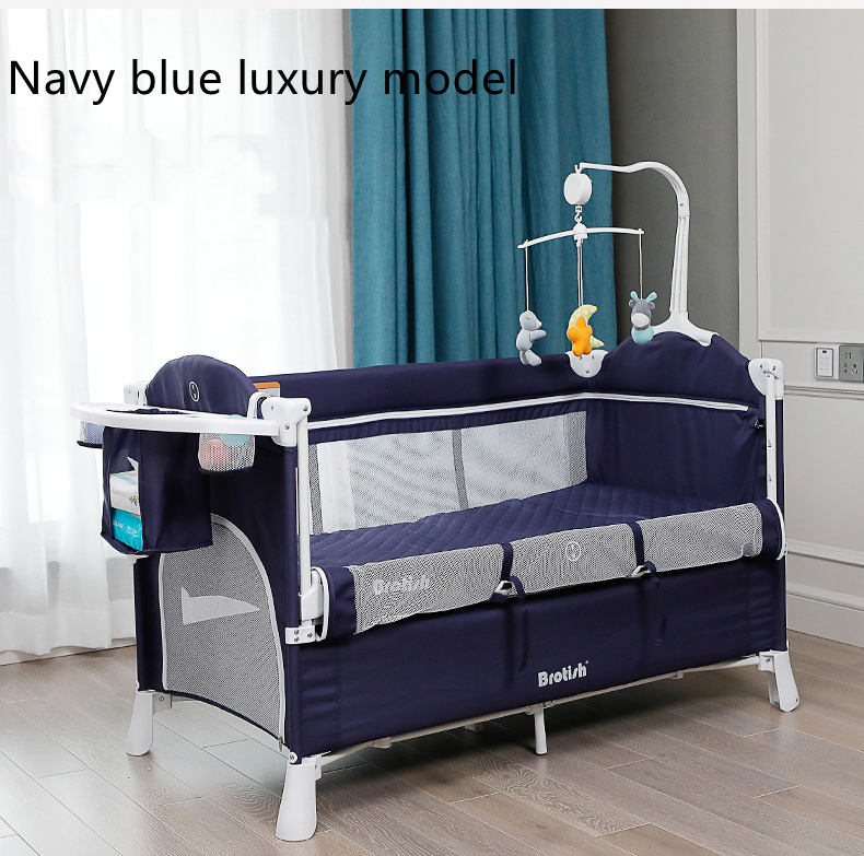 Multifunctional Baby Cot Splicing Large Bed Movable - Image 5