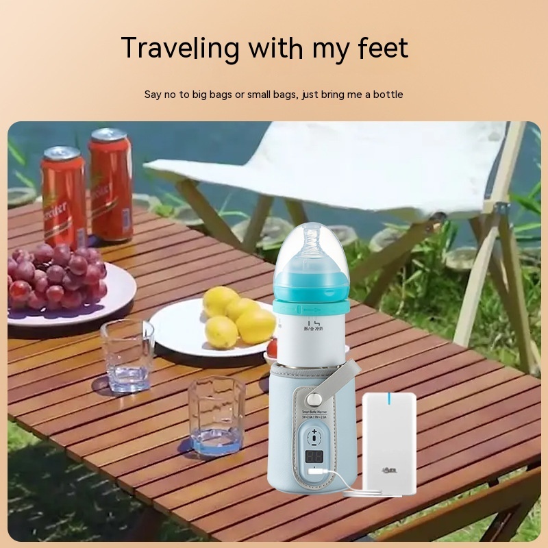 Thermostat Constant Temperature Feeding Bottle Newborn Baby Insulating Milk Bottle - Image 3