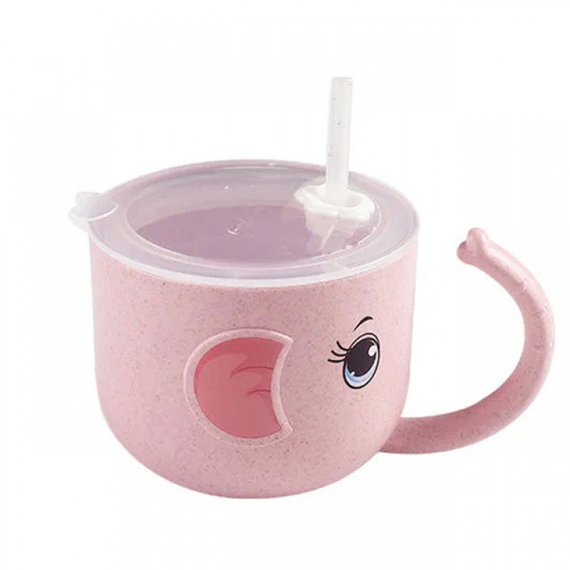 Baby Feeding Bottle Kid's Mug Silicone Straw Children - Image 9